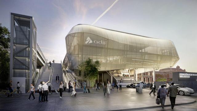 Imagen de la nueva estación de trenes de Valladolid