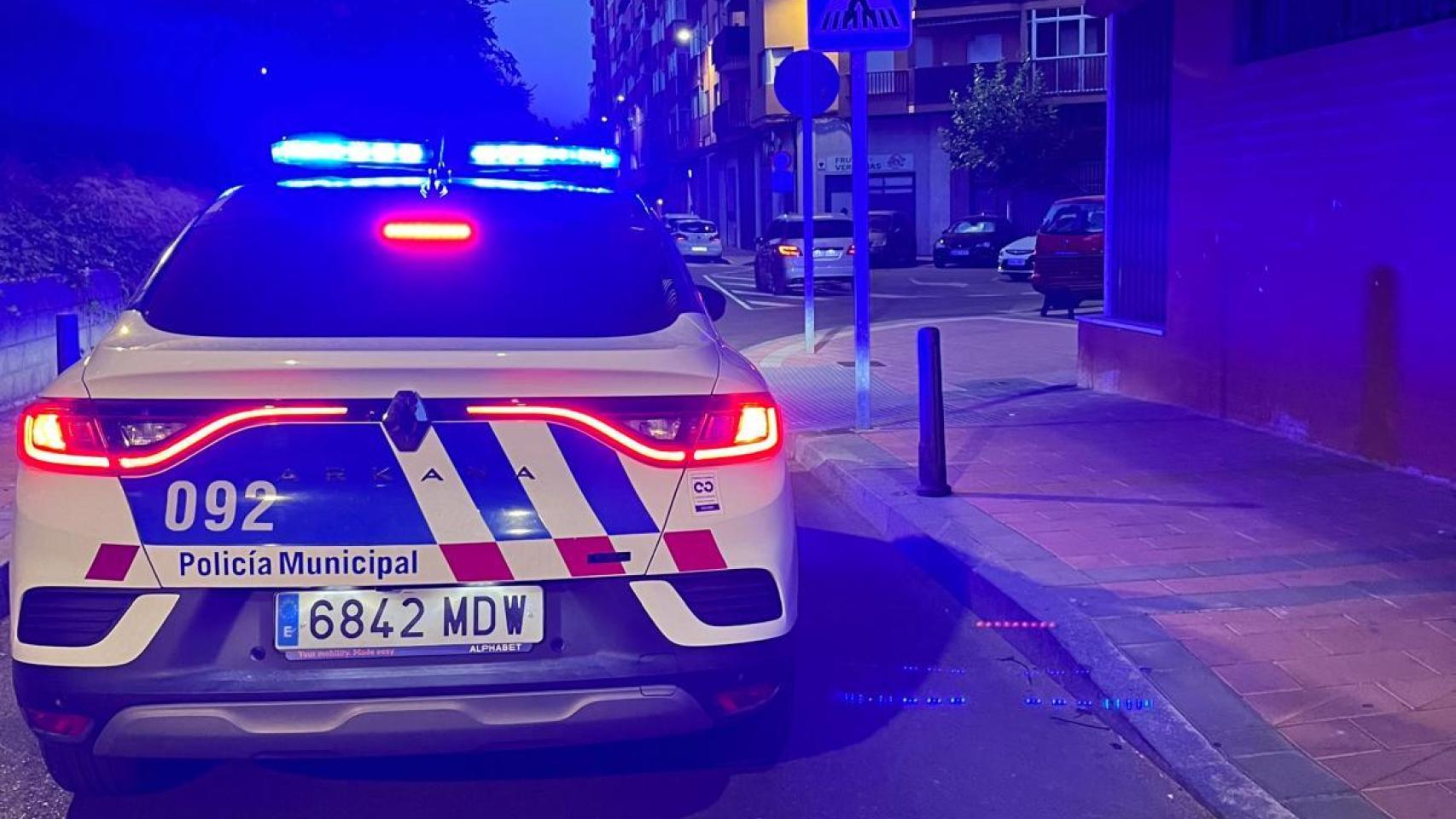 Un vehículo de la Policía Local de Valladolid