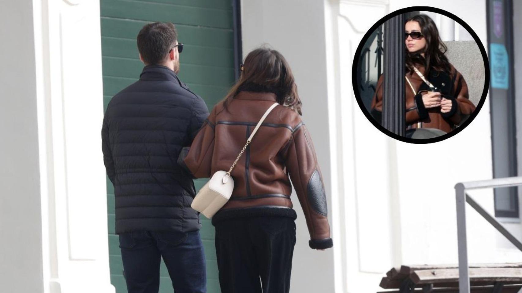 Ana de Armas, junto a Manuel Anido Cuesta, en Madrid.