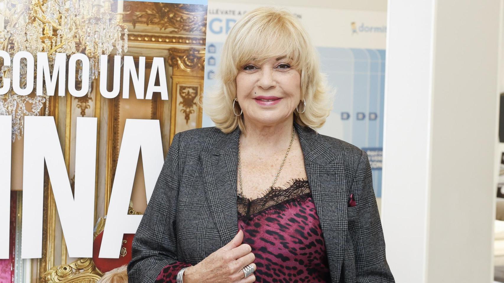 Bárbara Rey, imagen de la nueva campaña de Dormitorium en febrero de 2025 en Madrid.