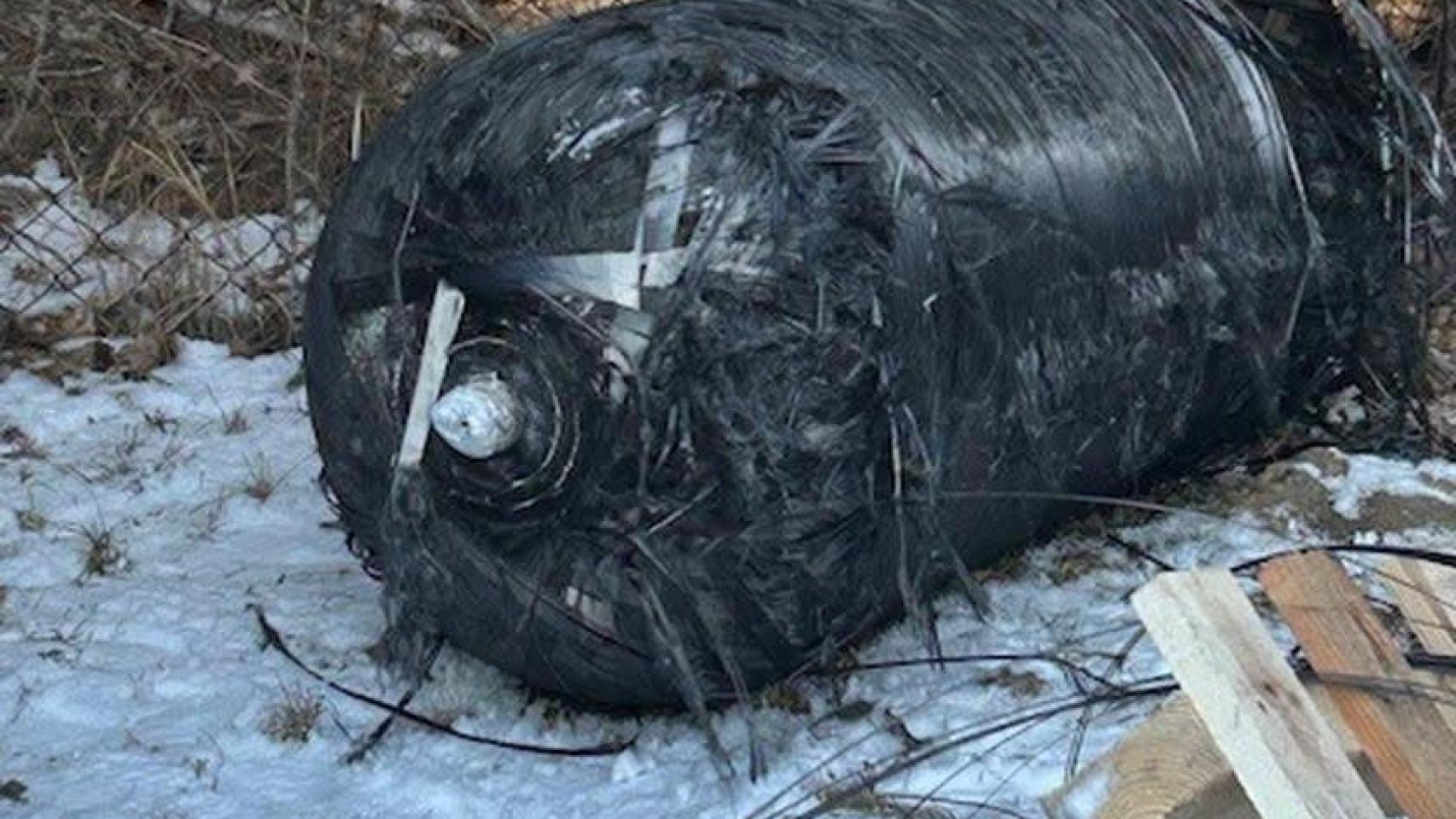 Resto de un cohete Falcon 9 que habría caído en Polonia