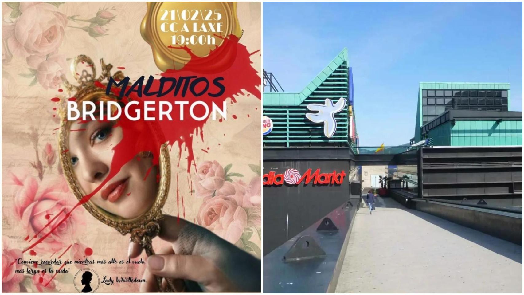 'Malditos Bridgerton': así será la locura que se desatará en el Centro Comercial A Laxe de Vigo