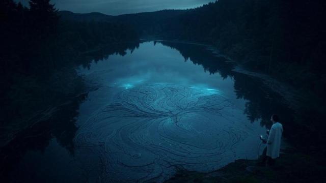 El lago que se convierte en tinta: el extraño fenómeno natural de Estados Unidos que desconcierta a los expertos