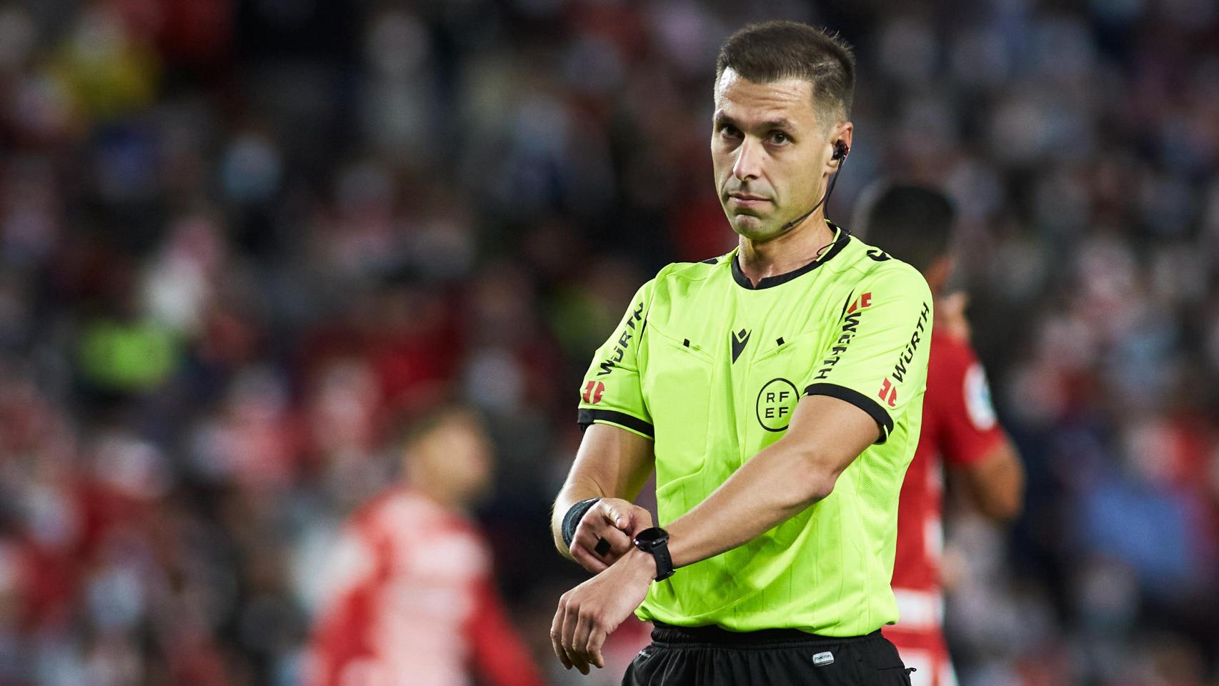 Adrián Cordero Vega, durante un partido entre el Granada y el Getafe.