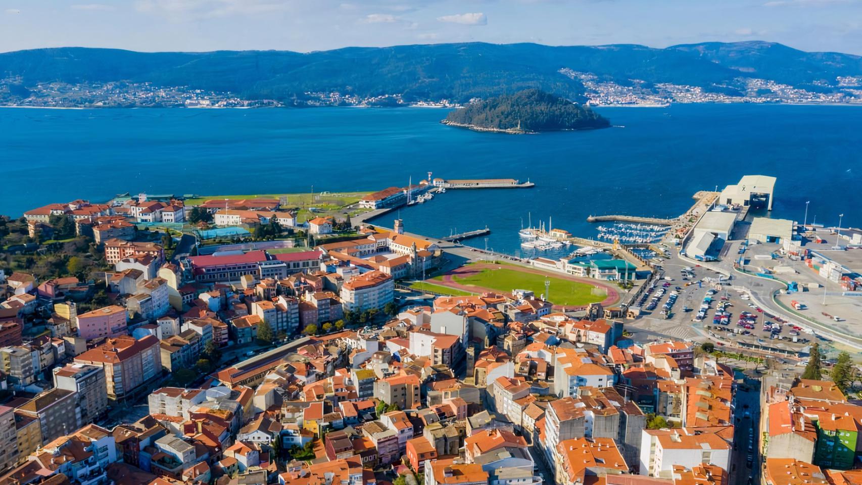 Vista aérea de Marín