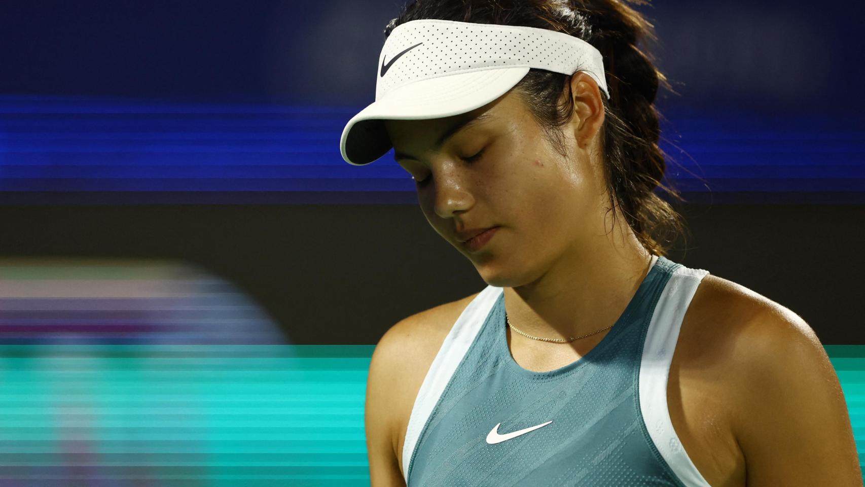 Emma Raducanu, en el WTA de Dubái