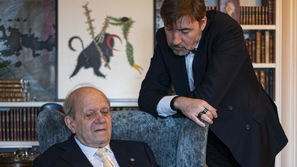 Pere Gimferrer y Albert Serra. Foto: Pau Venteo