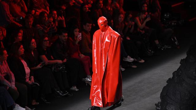 Uno de los modelos de Ido Segev y su marca Odis en la pasarela Ego de Madrid.