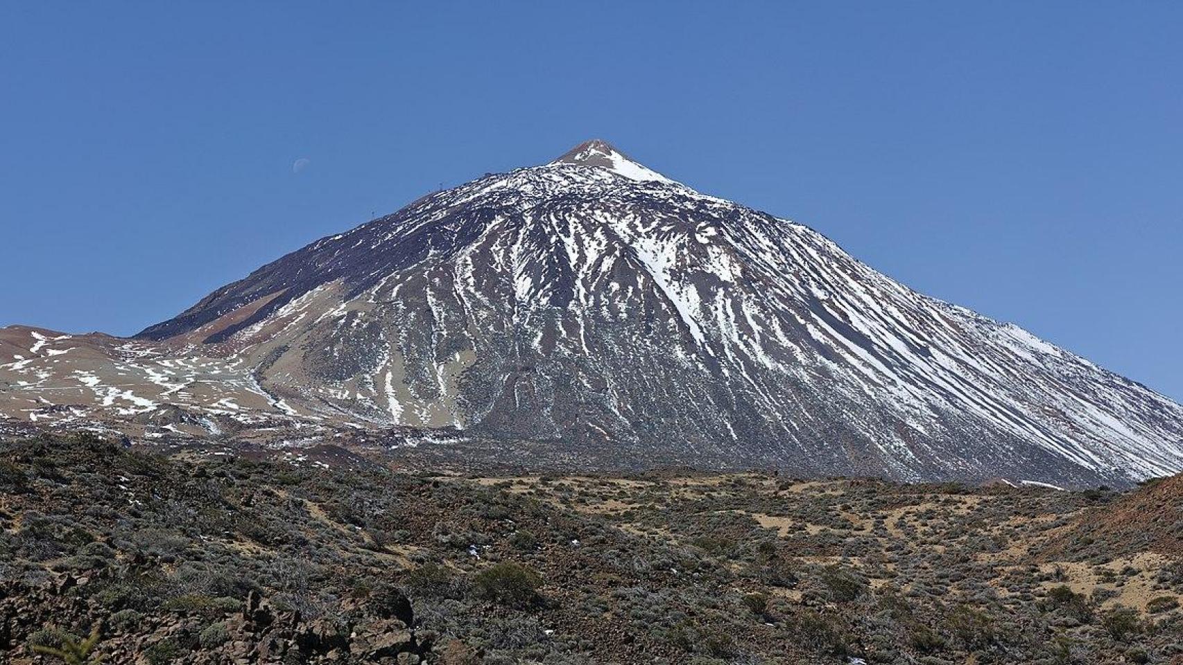 Una fotografía del Teide. Foto: Wikimedia Commons