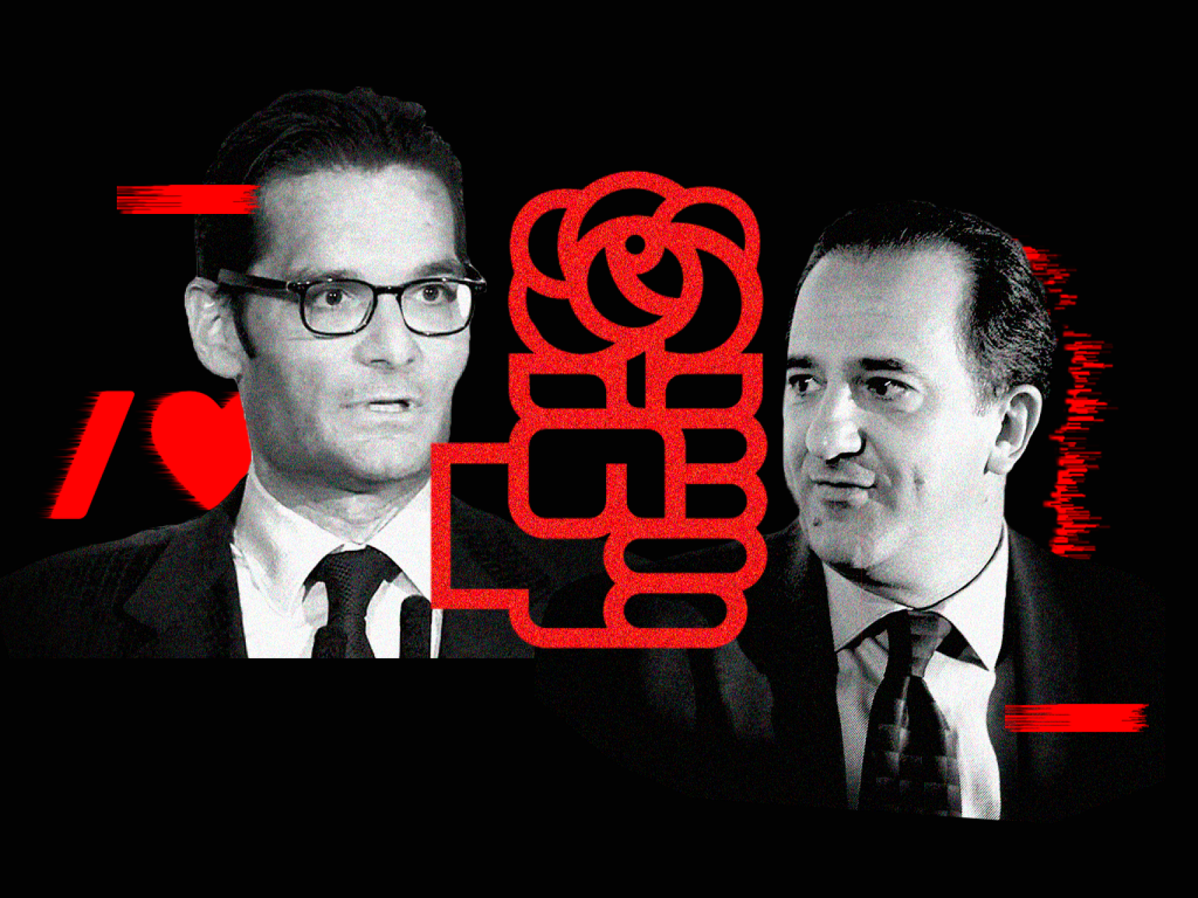 Joseph Oughourlian, presidente de Prisa, y José Miguel Contreras, director de contenidos de Prisa.