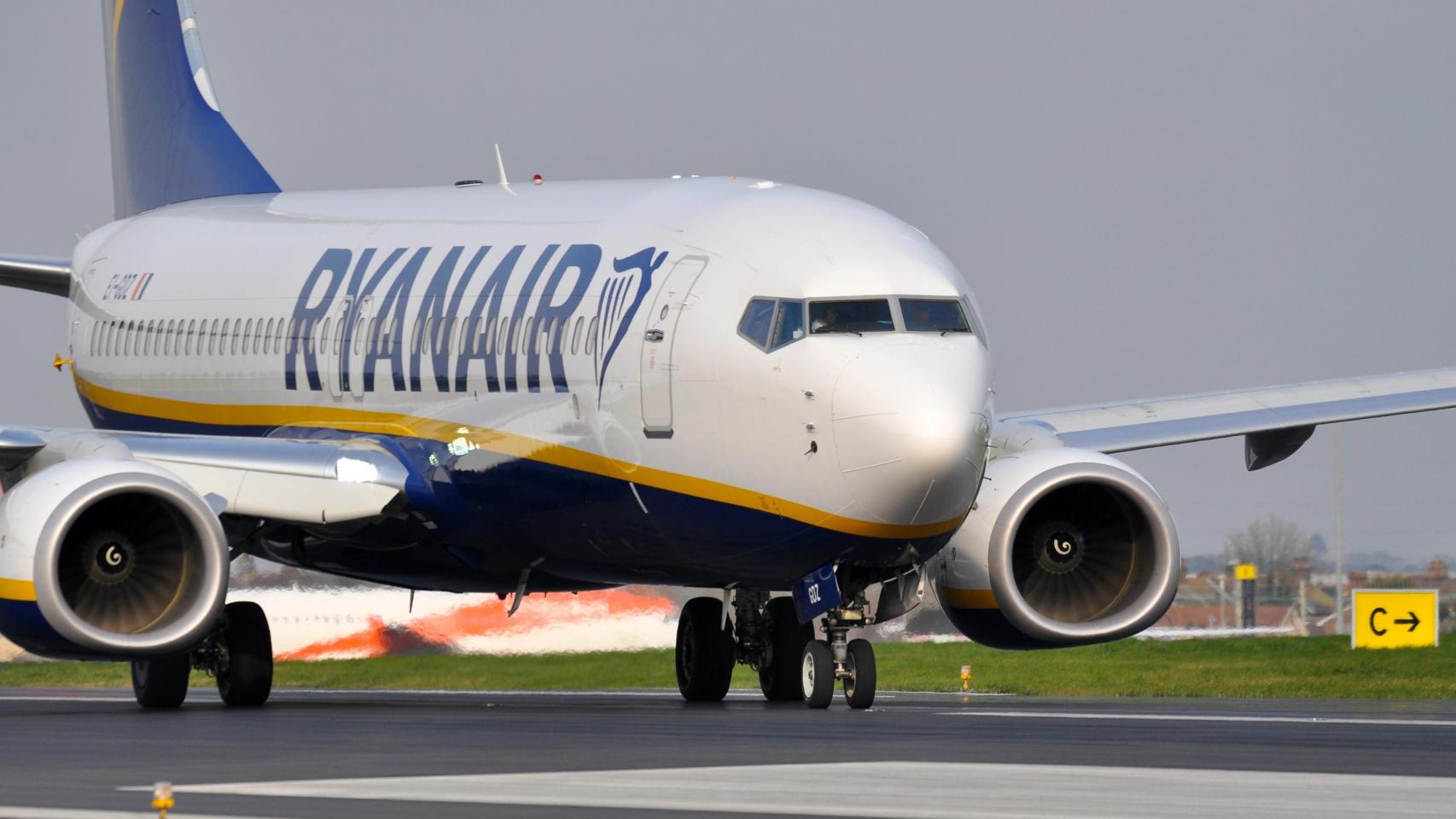 Un avión de Ryanair, en una imagen de Shutterstock.