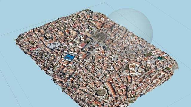 Recreación 3D de Mora.