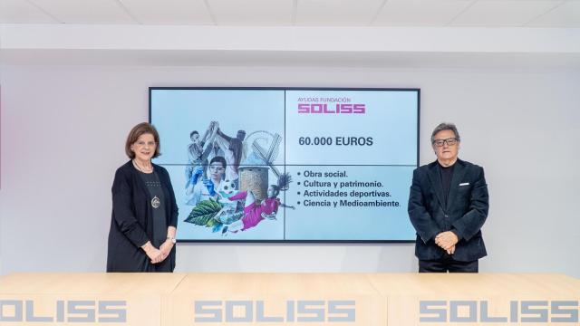 María Luisa González y César Duro, presidenta y director de la Fundación Soliss, respectivamente.