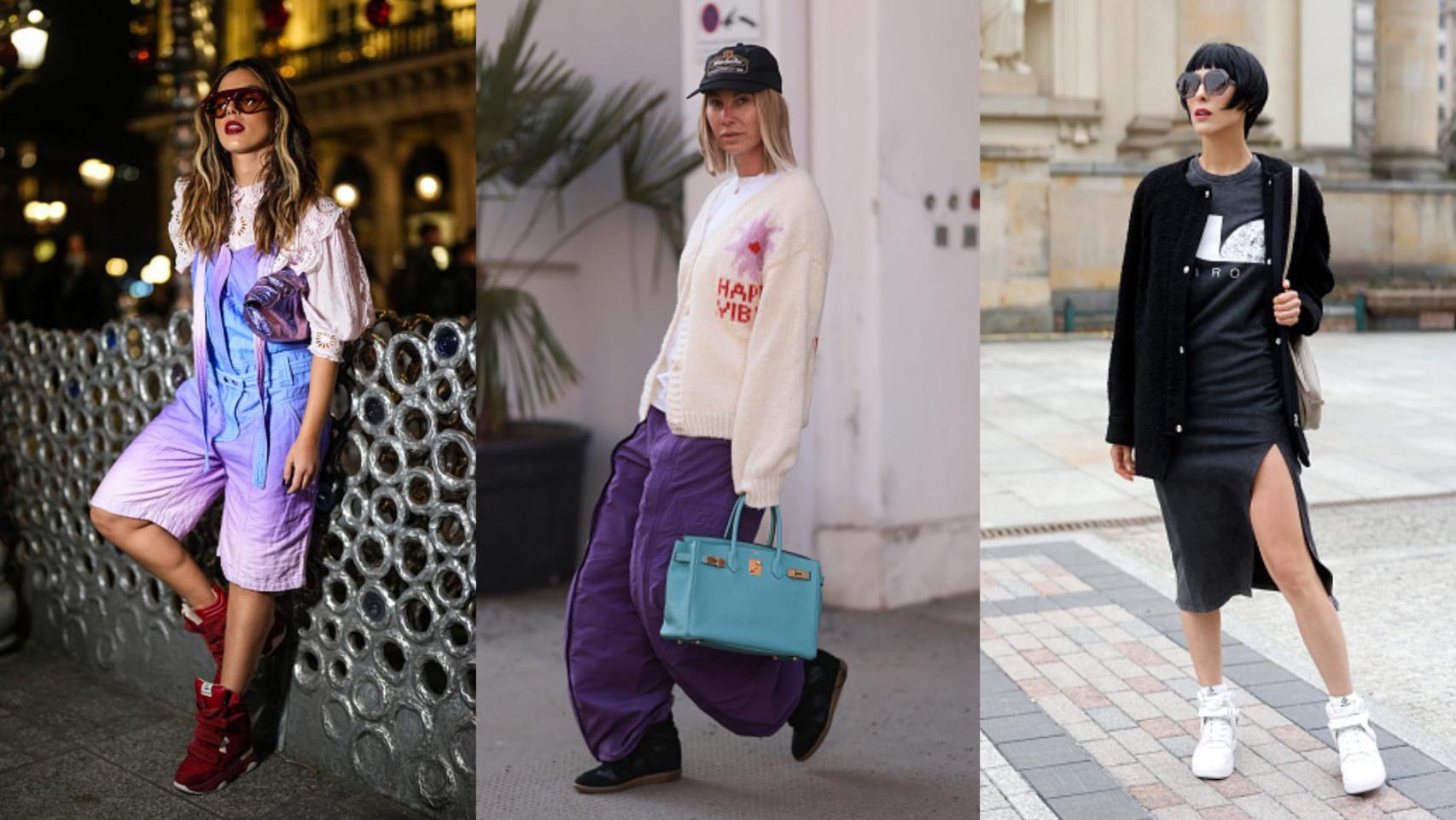 Vuelve la moda de las Isabel Marant (las 'sneakers' con cuña) 10 años después.