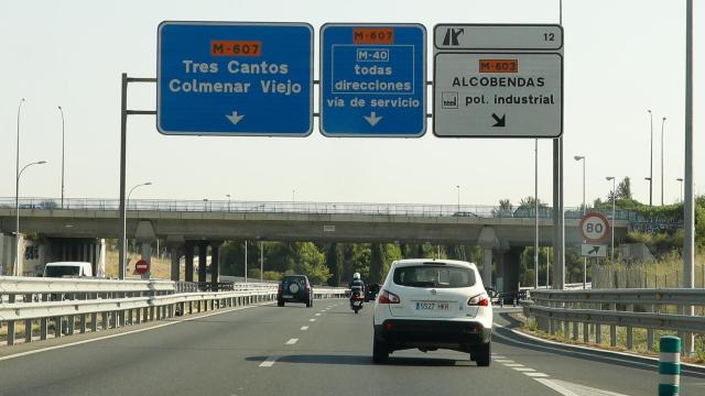 Adiós a uno de los peores nudos de tráfico: empiezan las obras para el tercer carril de la M-607 entre Tres Cantos y Colmenar