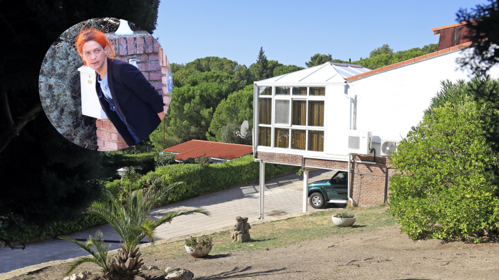 La casa de Camilo Sesto en un fotomontaje de EL ESPAÑOL junto al vástago del cantante.