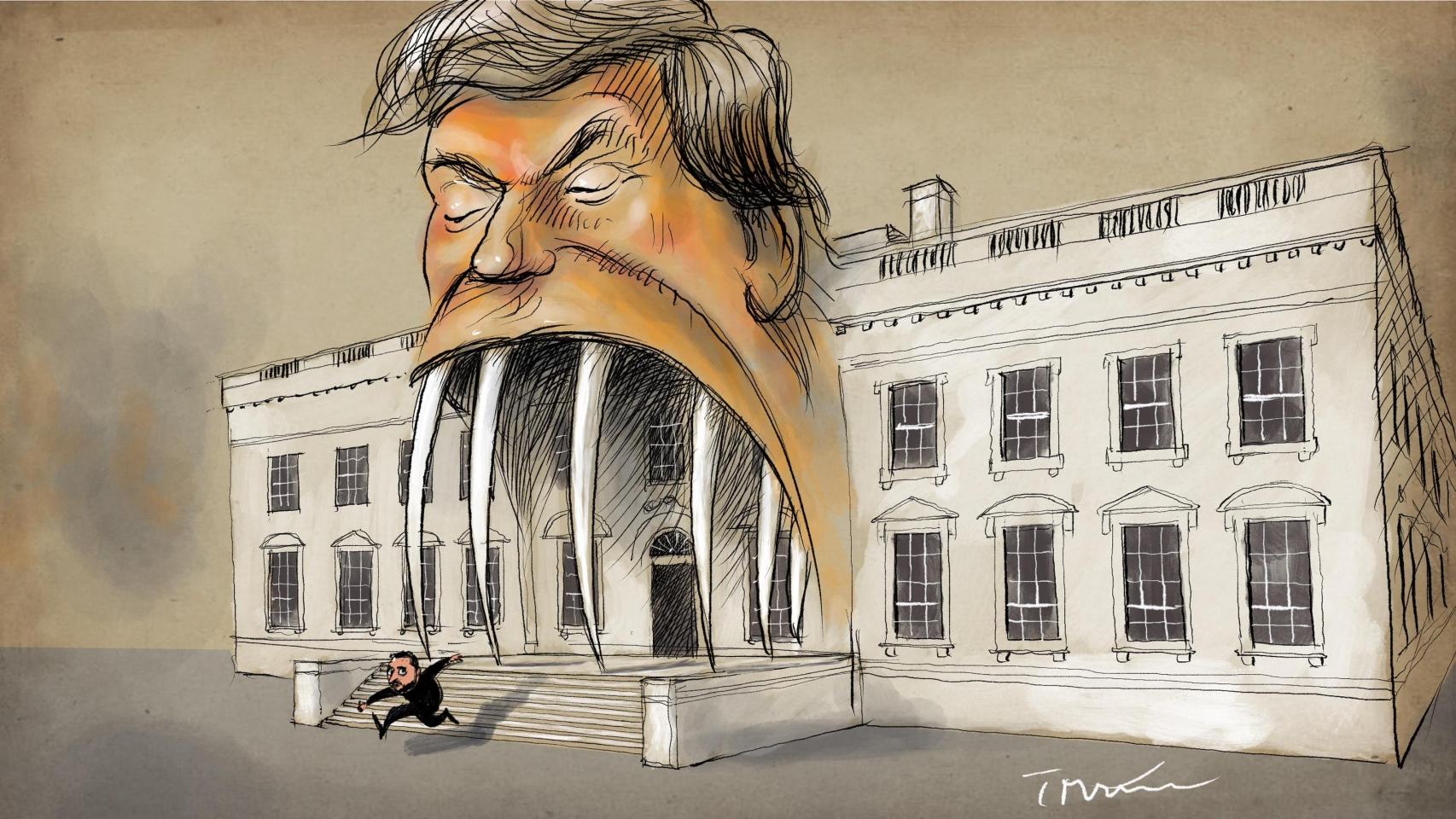 El matón de la Casa Blanca.