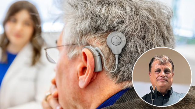José Manuel Gándara se quedó sordo a los 14 años y volvió a oír con un implante coclear a los 48 años. (Cedida/ Cleveland Clinic Hear and Balance)