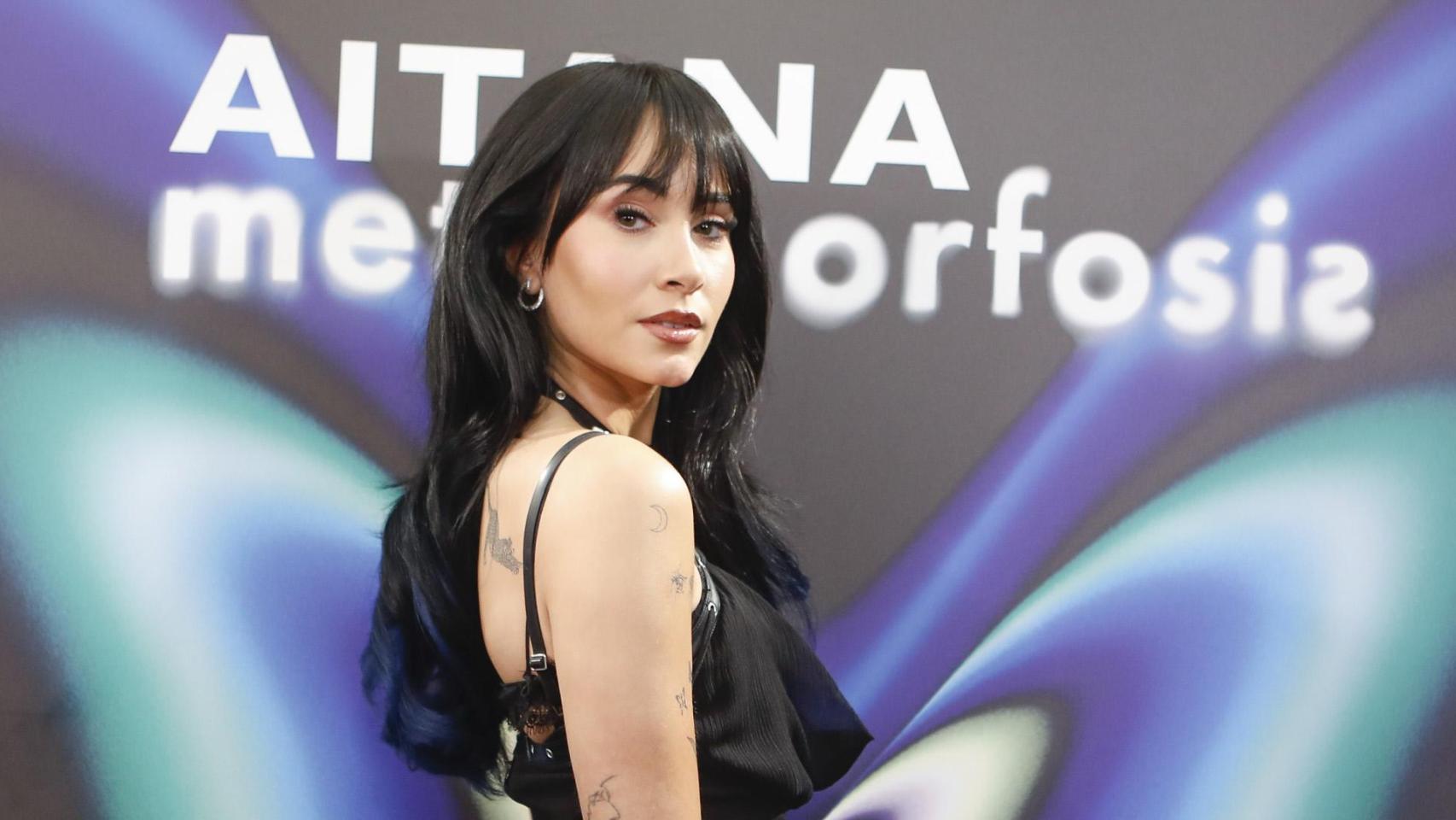 Aitana Ocaña, durante la promoción de 'Metamorfosis' el pasado 20 de febrero.