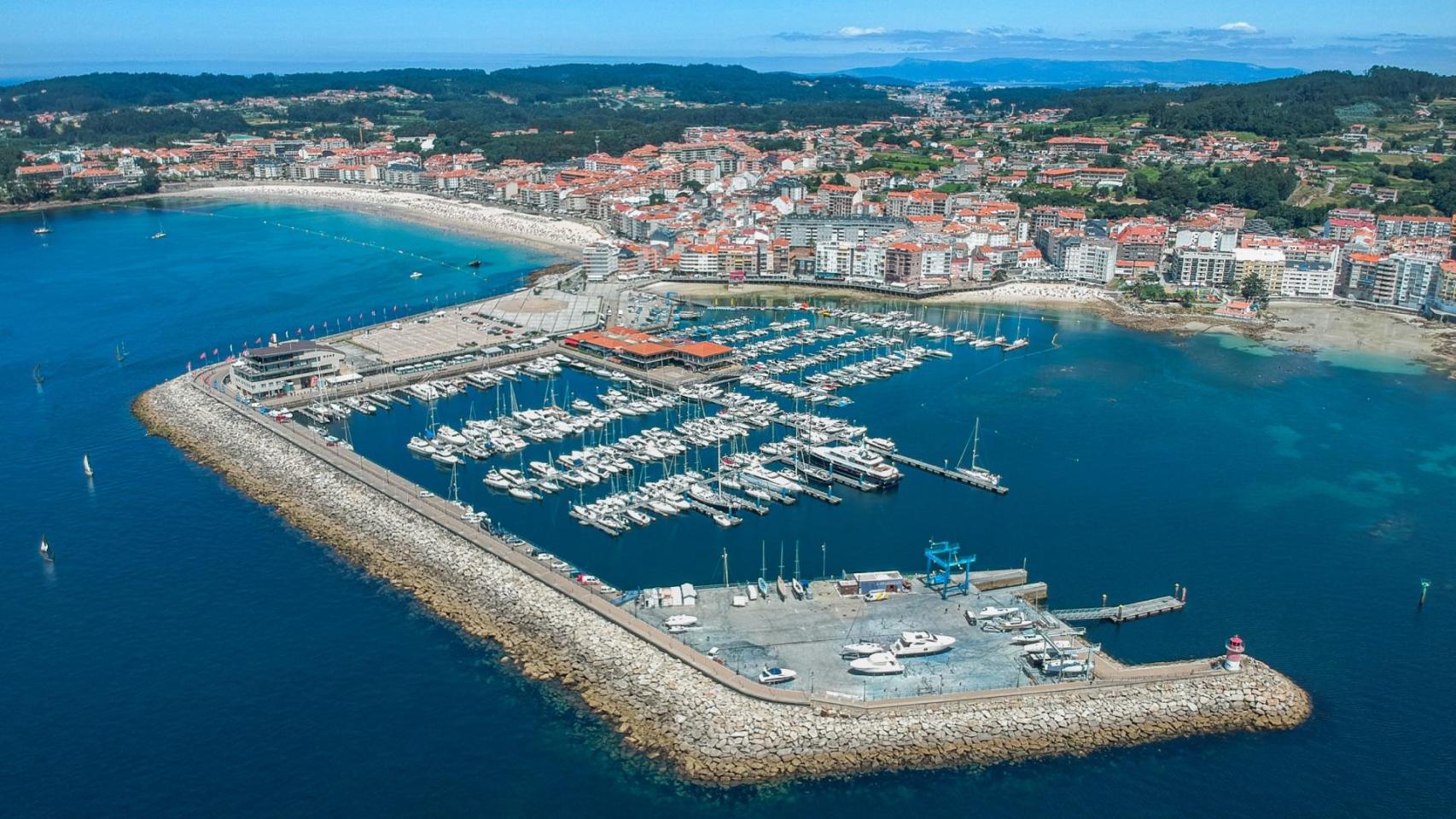 Panorámica de Sanxenxo (Pontevedra)
