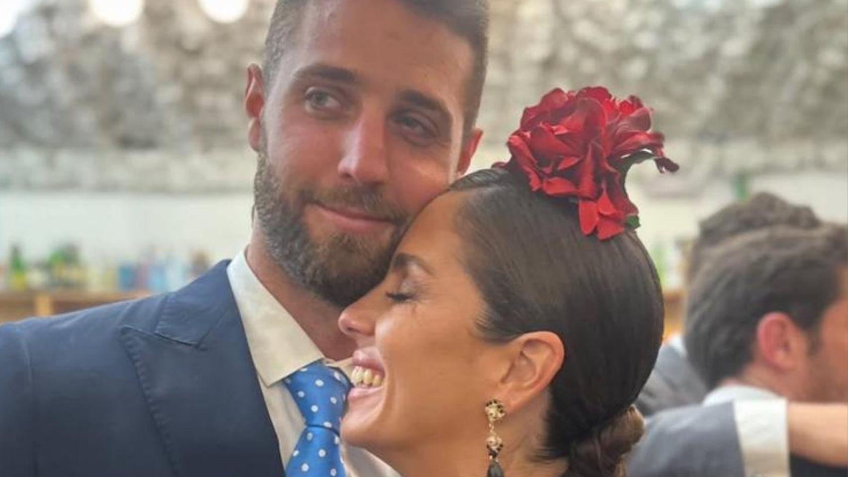 Anabel Pantoja se encuentra en Sevilla con su novio, David Rodríguez, y con su hija Alma.