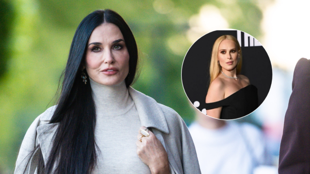 Demi Moore, en un evento de moda en Suecia.