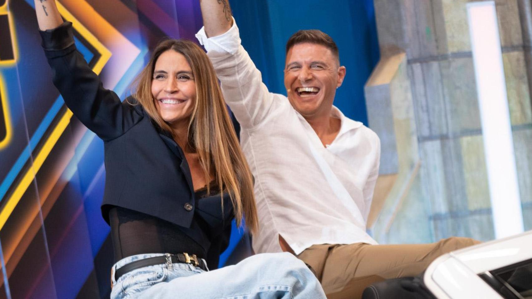 Joaquín Sánchez y Susana Saborido ajenos a la polémica.