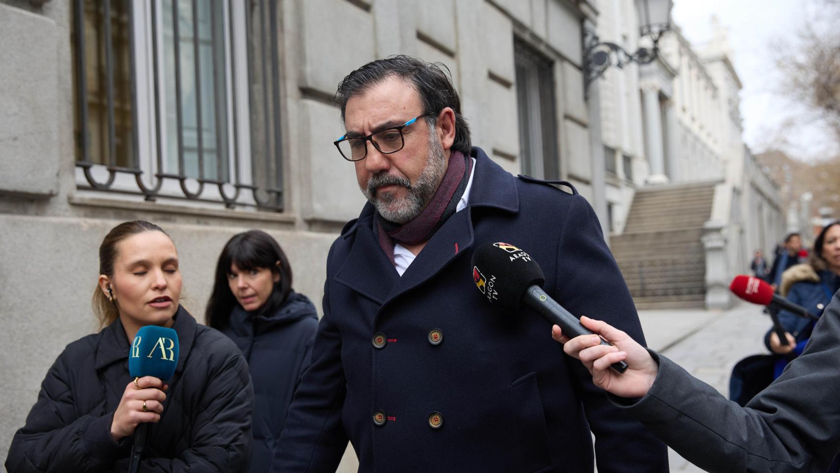 Joseba García, hermano de Koldo García, en su llegada al Tribunal Supremo el pasado 4 de marzo./
