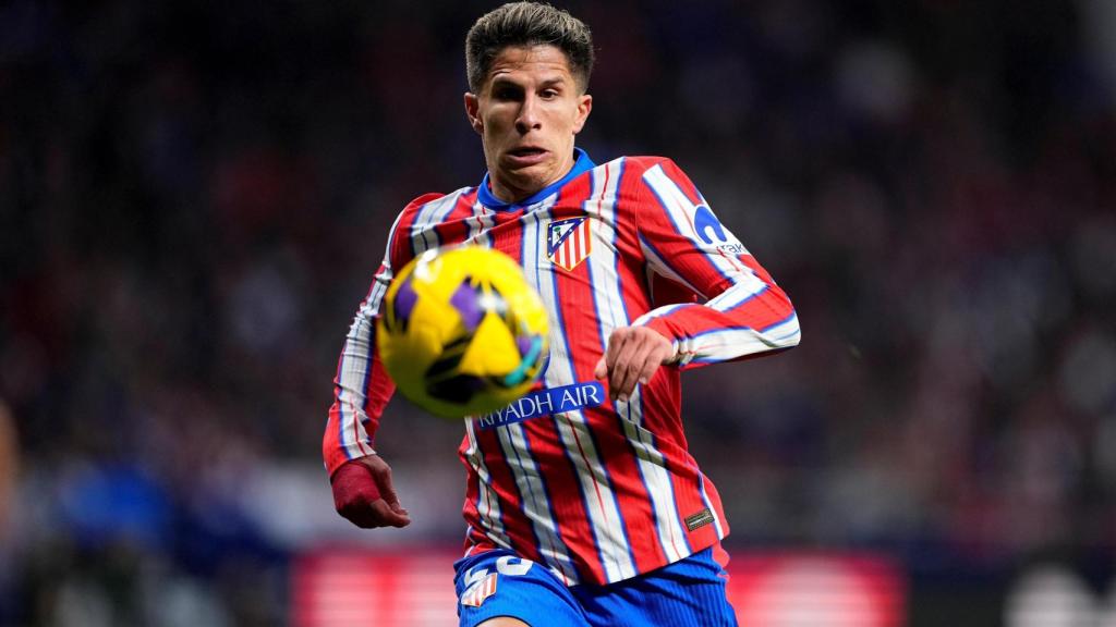 Giuliano Simeone, con el Atlético de Madrid