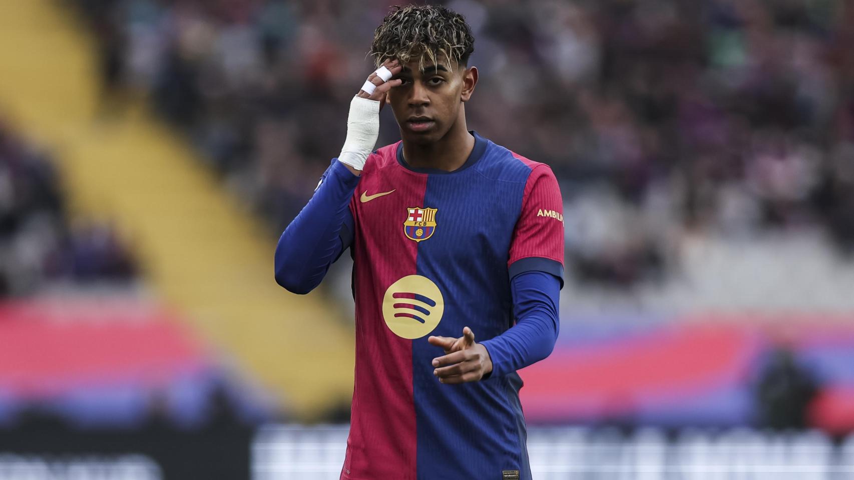 Lamine Yamal, con el FC Barcelona