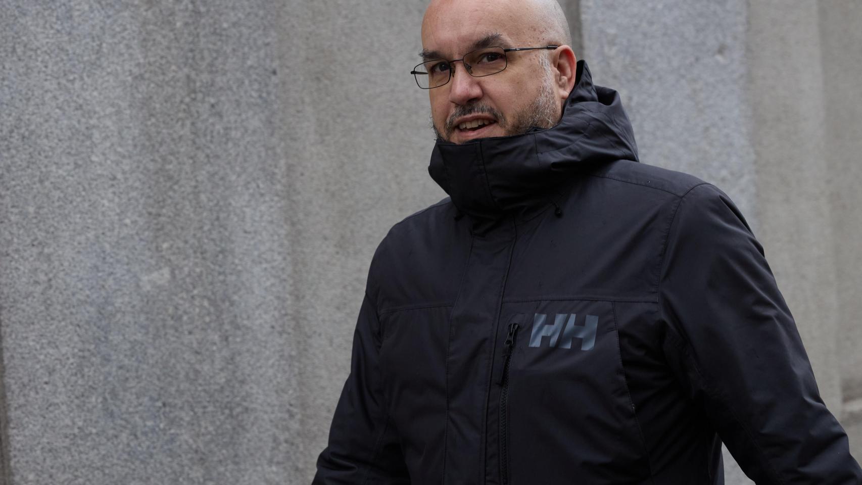 Carlos Moreno, a su llegada al Tribunal Supremo.