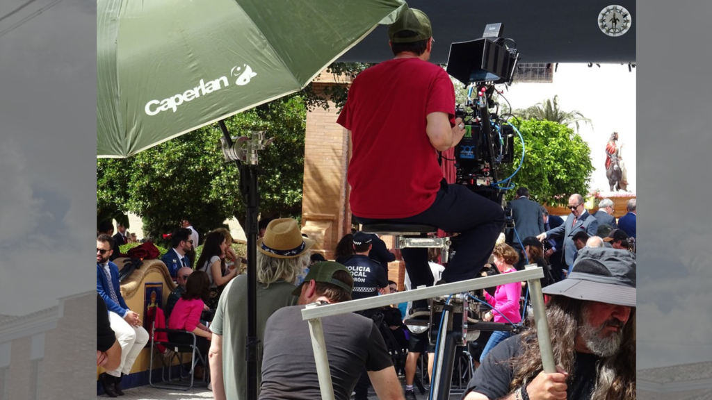 Para la grabación se movilizó todo el pueblo.