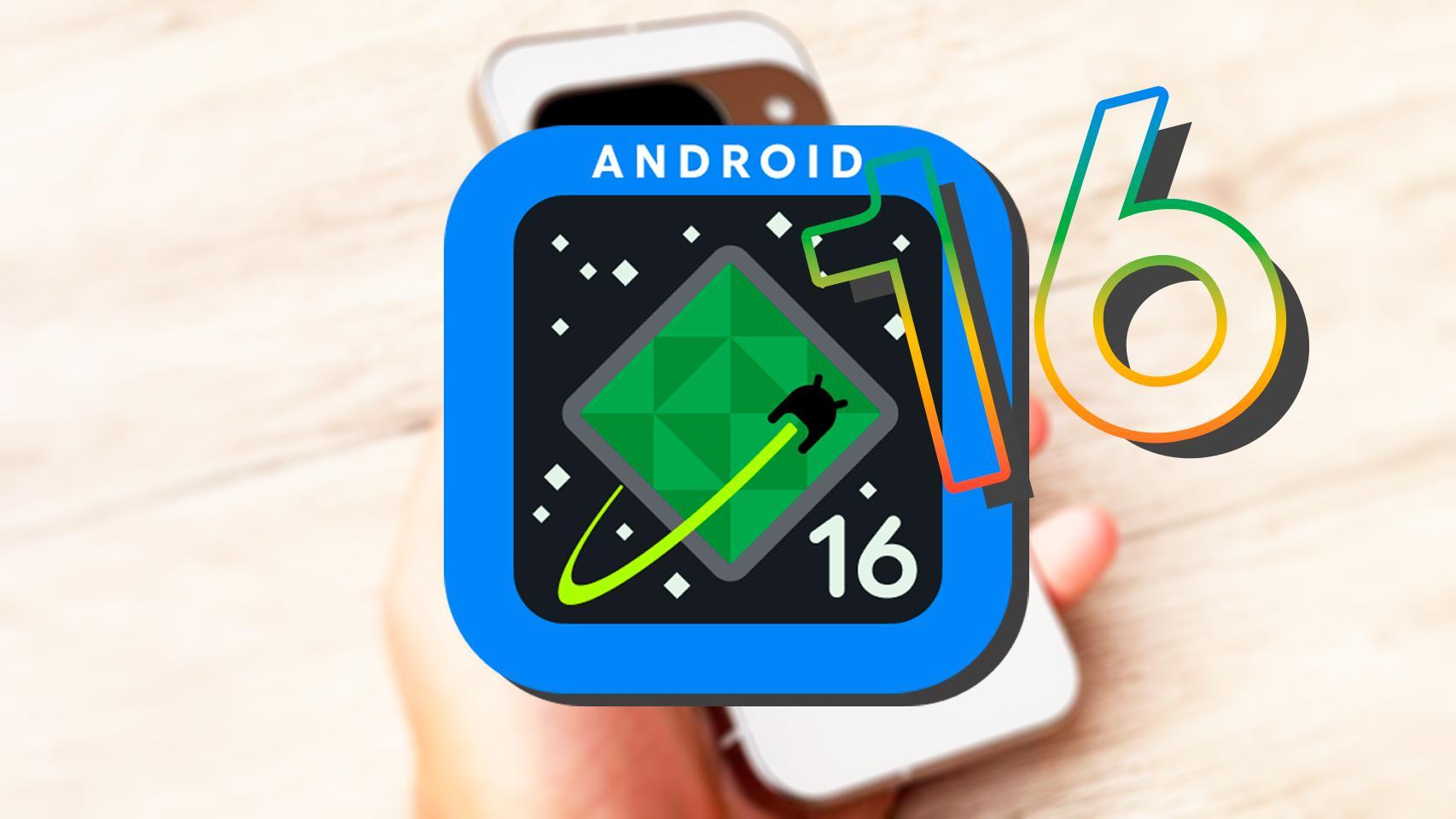 Fotomontaje de Android 16