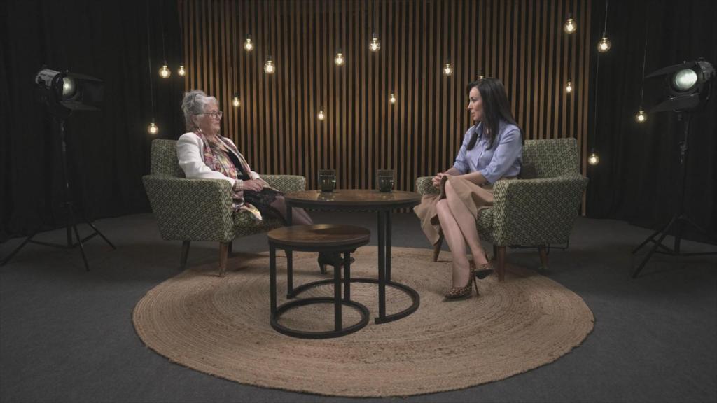 Justina Llorente, en el programa Madres: Voces desde el alma, con Cruz Sánchez de Lara.