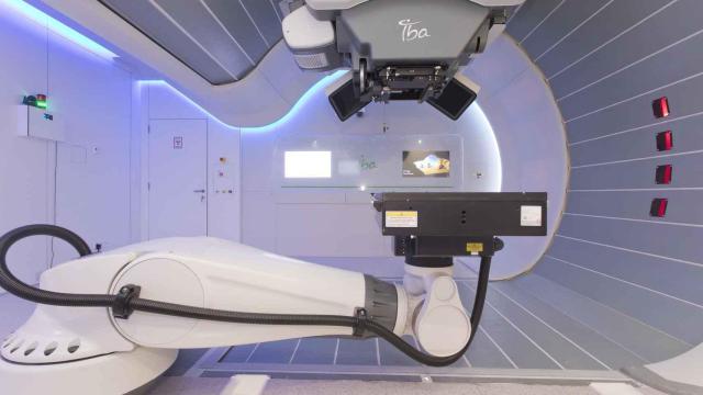Las instalaciones de un centro de protonterapia.