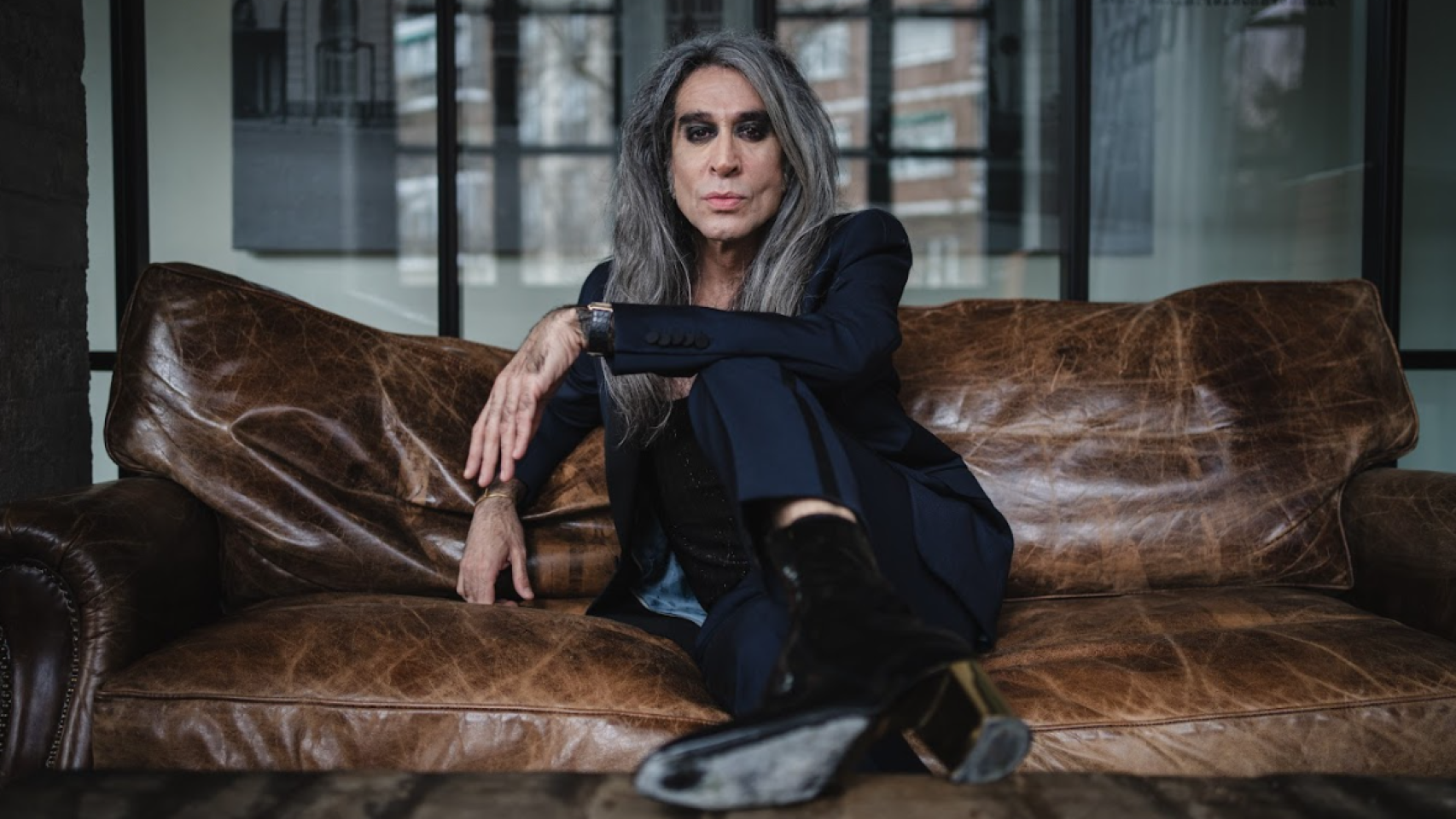 Mario Vaquerizo posando ante el objetivo durante la entrevista concedida a EL ESPAÑOL.