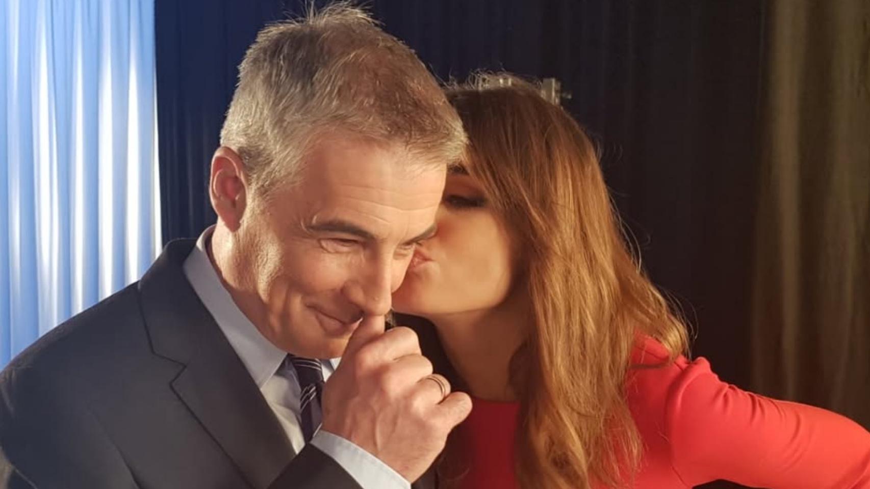 David Cantero e Isabel Jiménez en una foto de Instagram.