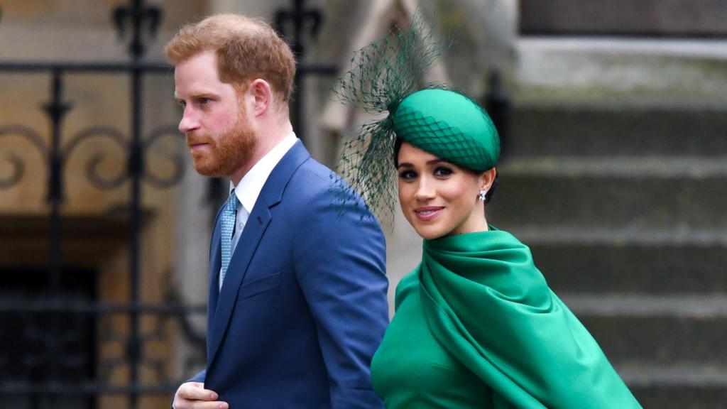 Harry y Meghan Markle, el día de la Commonwealth en marzo de 2020.