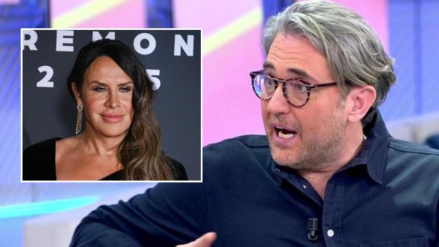 Karla Sofía Gascón y Máximo Huerta, en un fotomontaje realizado por BLUPER.