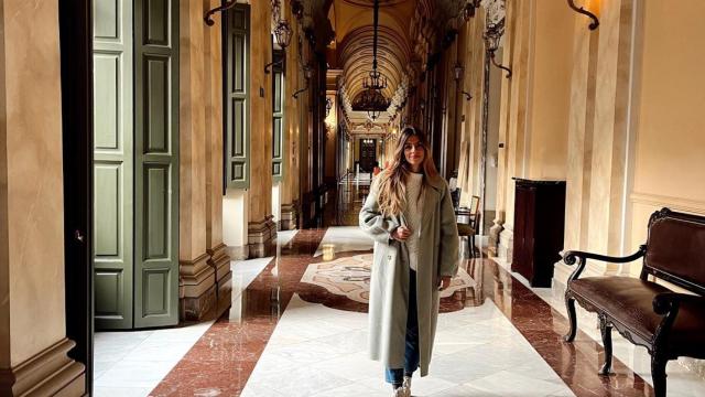 Cayetana Rodríguez en los pasillos del Tribunal Supremo de Madrid