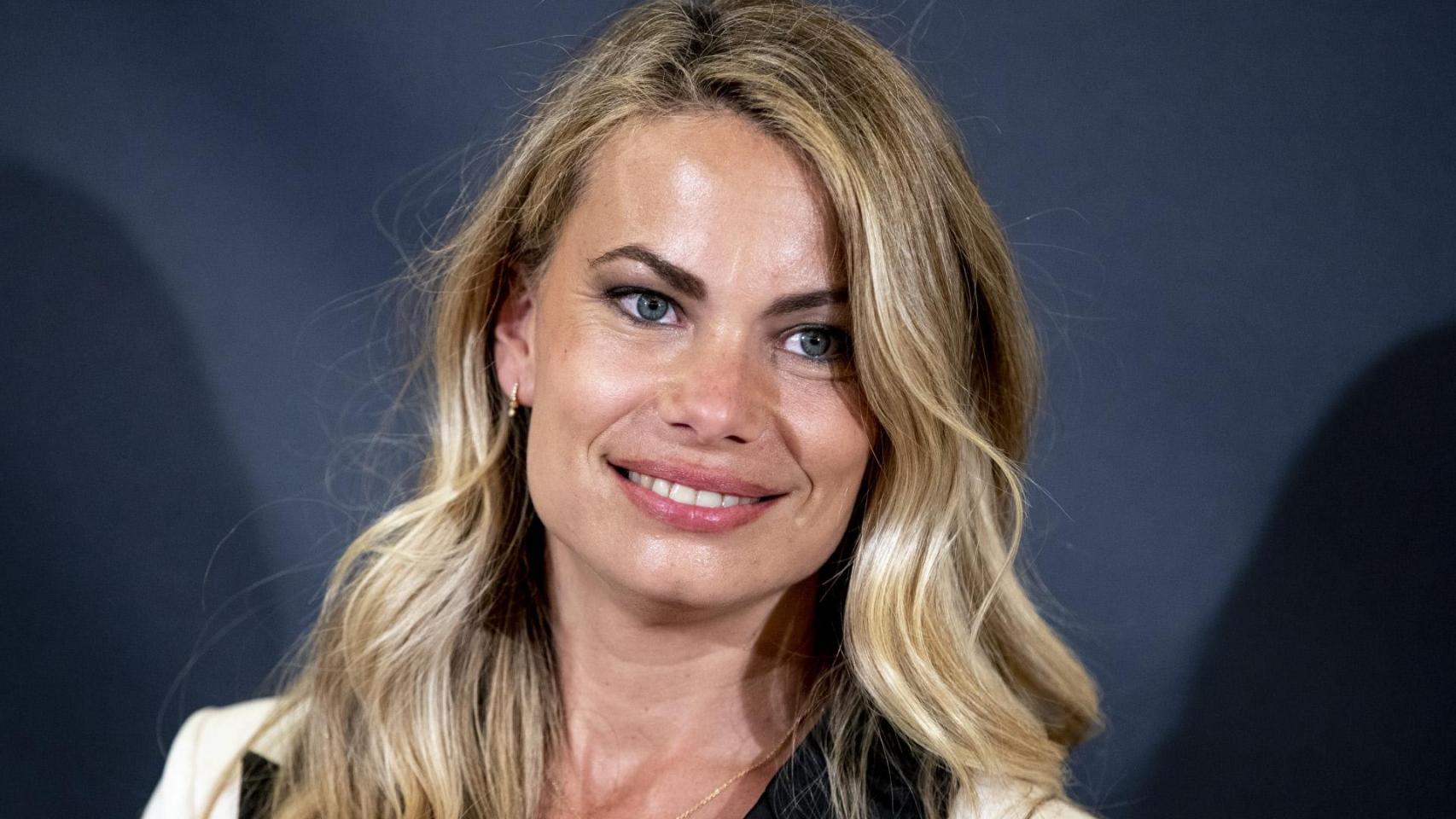 Carla Goyanes, en un acto en Madrid en mayo de 2021.