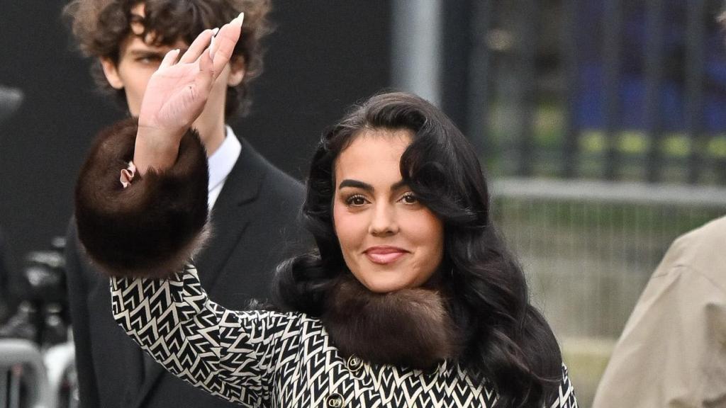 Georgina Rodríguez, durante la Semana de la Moda de París 2025.