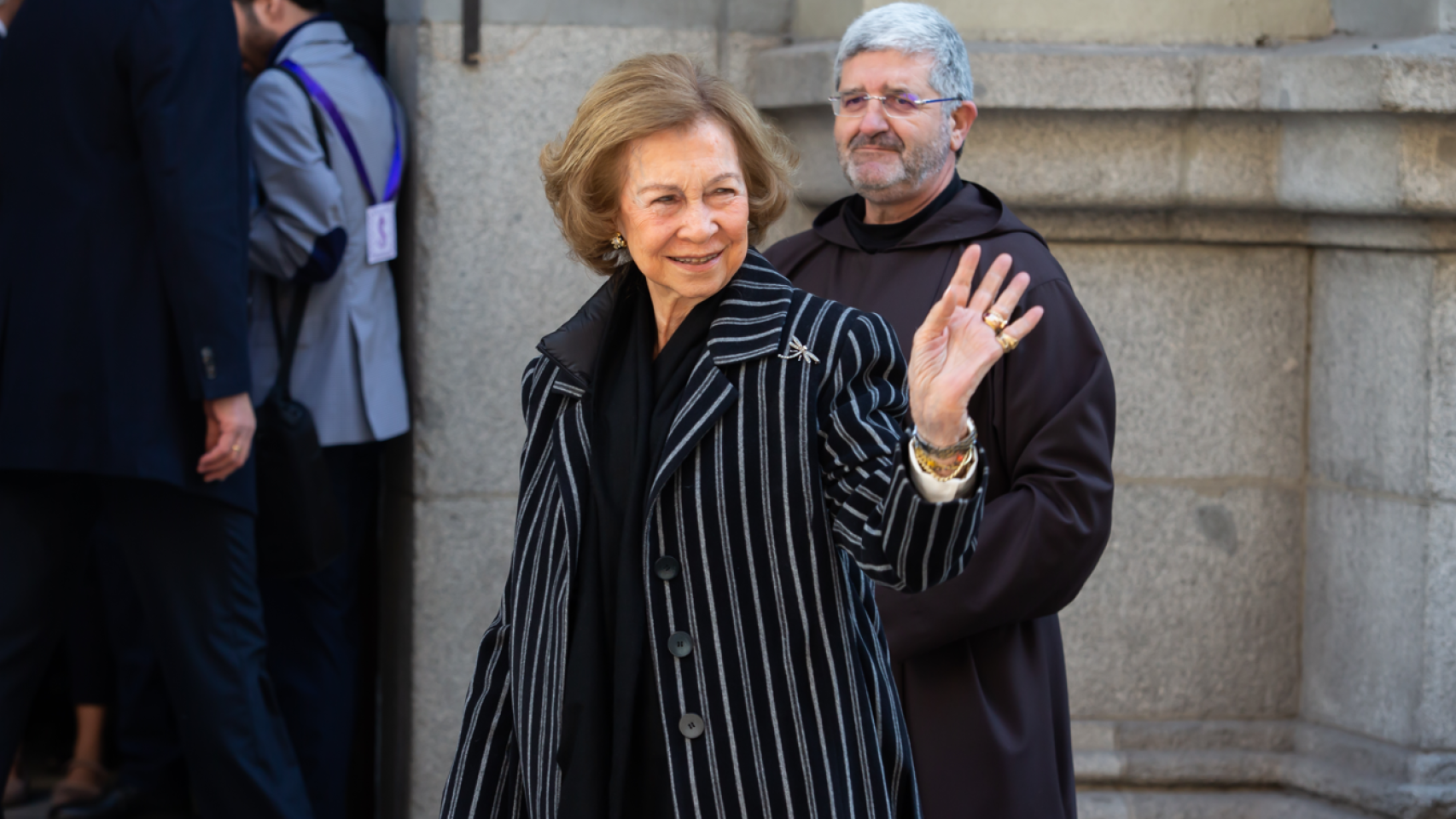 La Reina Sofía en Madrid.
