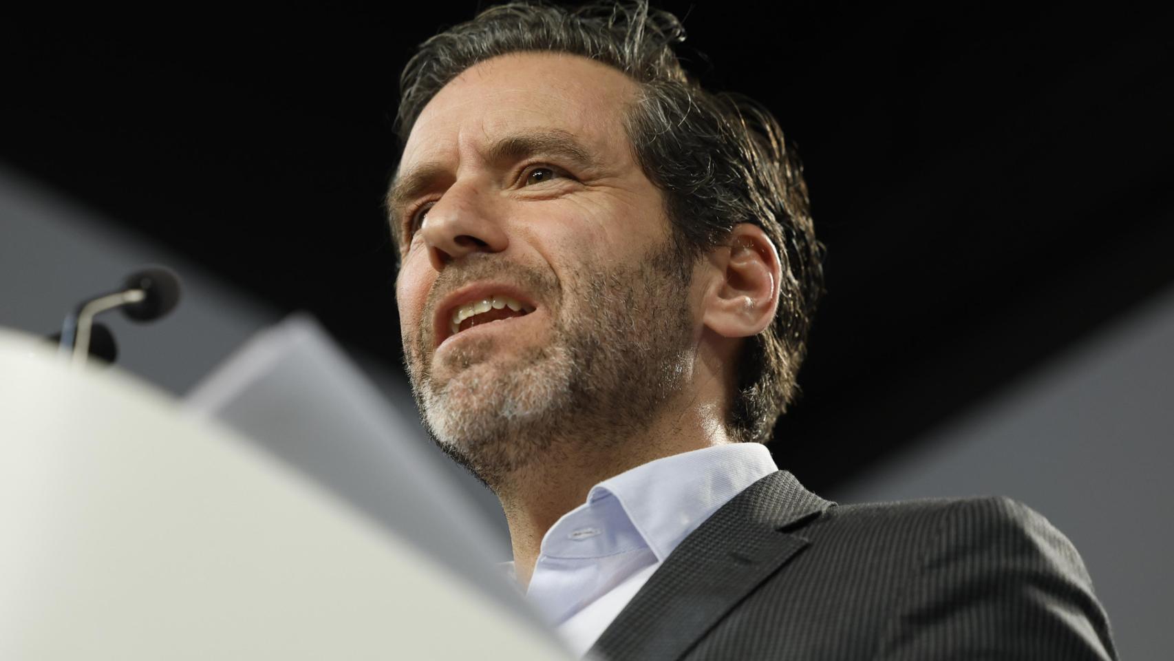 Borja Sémper, portavoz del Comité de Dirección del PP, este lunes en rueda de prensa.