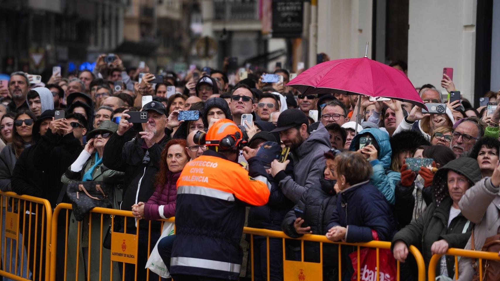 Foto de archivo de una 'mascletà'. Jorge Gil / Europa Press