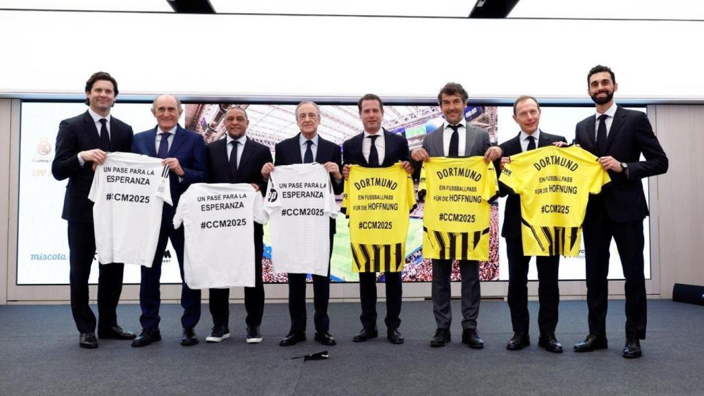 Presentación de la XII edición del Corazón Classic Match que se disputará en el Bernabéu.