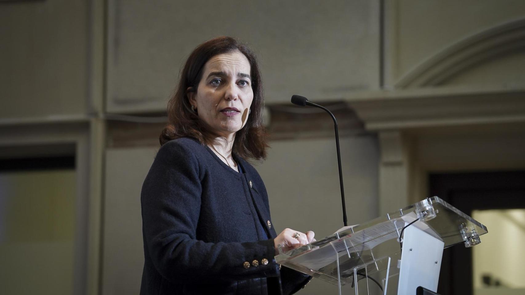 Carolina Lameiro, subdirectora general de Inspección de la Dirección General de Seguros y Fondos de Pensiones (DGSFP) en el V Observatorio de las Finanzas organizado por EL ESPAÑOL e Invertia.