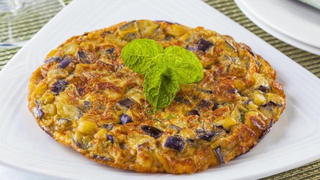 Una tortilla lista para ser degustada