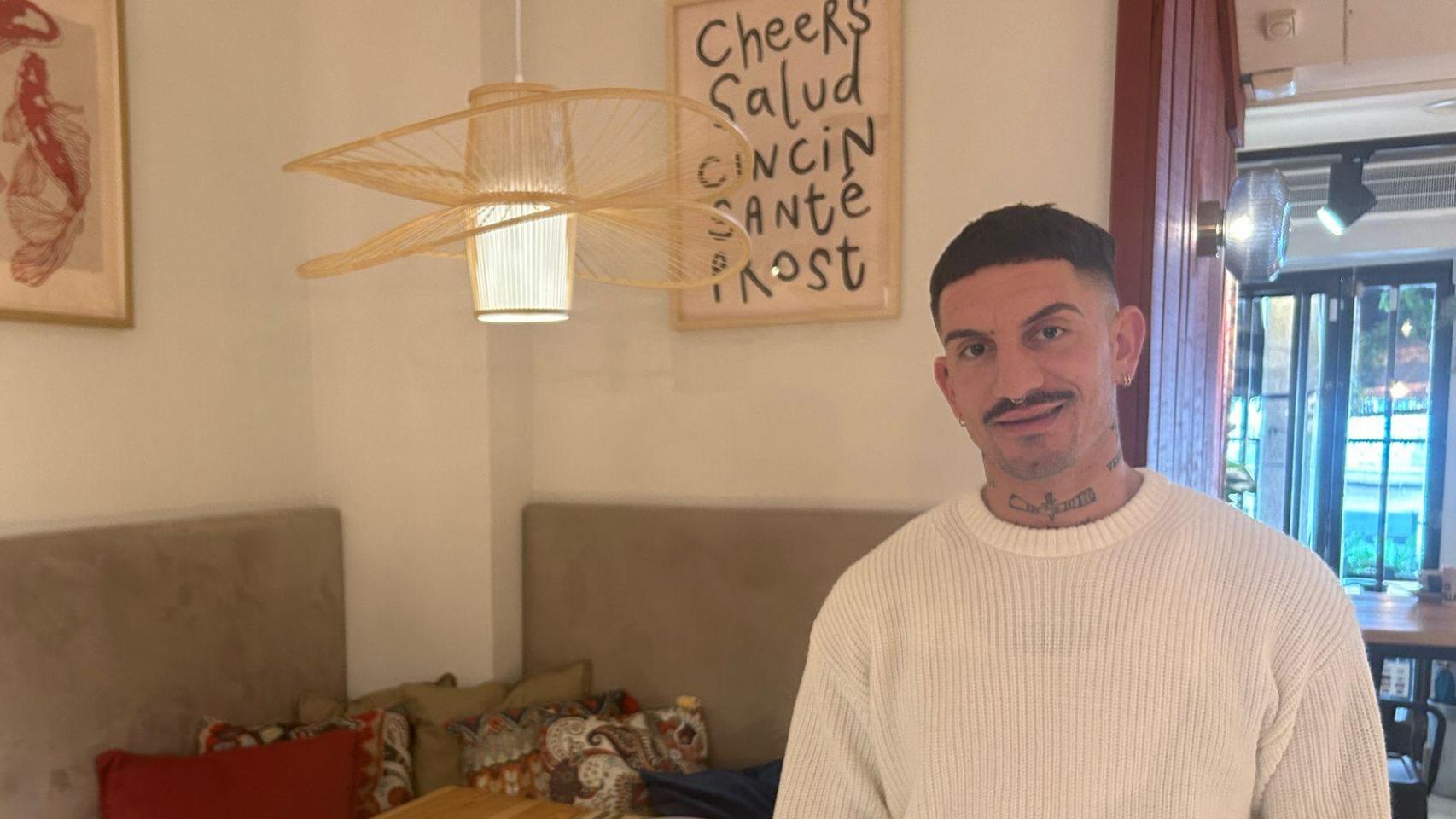 Ángel, responsable del restaurante Onze.