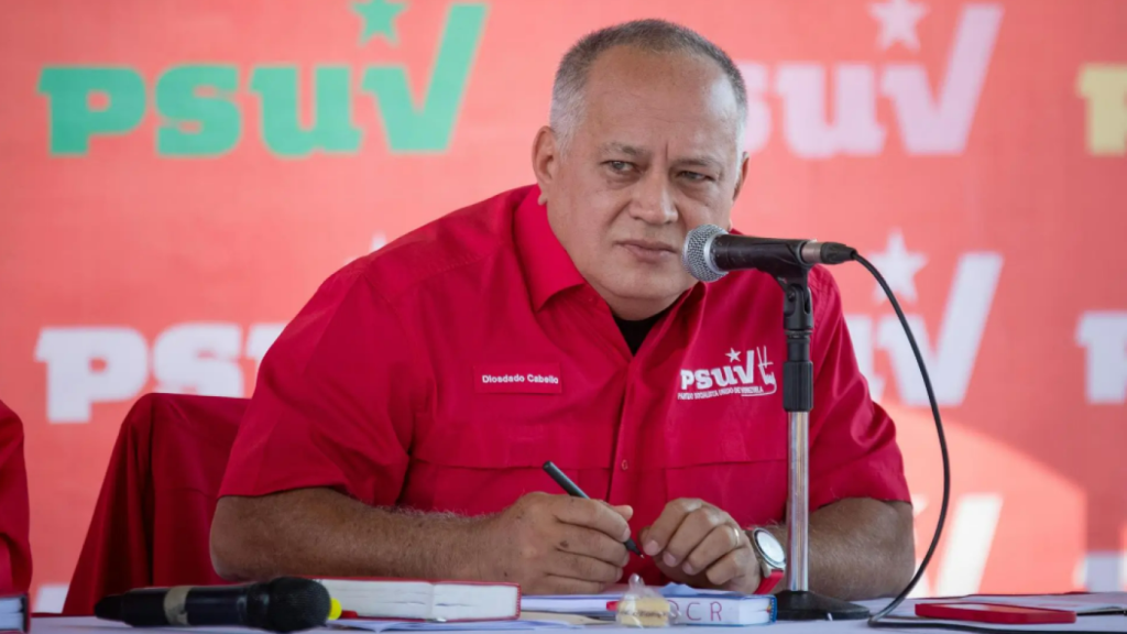 Chavismo's number two and Minister of the Interior, Diosdado Cabello.